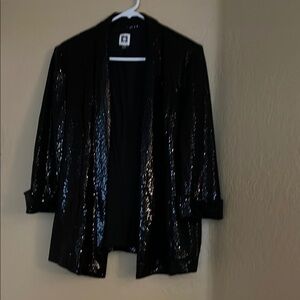 Anne Klein Black Blazer with Sophisticated Glamour